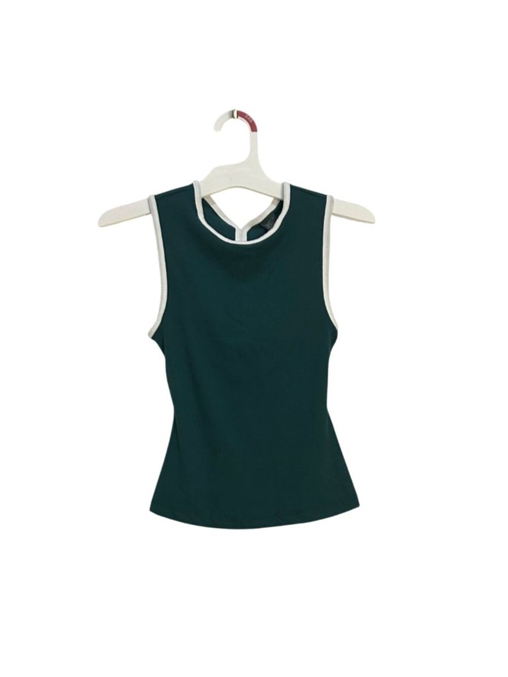 NWT wild fable Sleeveless Ribbed Tank Top With Contrast Trim XXS